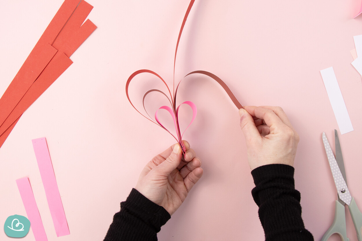 Papierstreifen formen